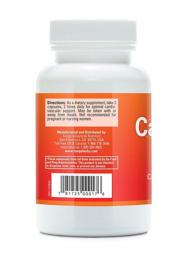 Tango Cardiophase Natural Herbal Herbal Heart Support Supplement For Healthy Circulation And Cardiovascular Performance (180 Vegetarian Capsules) - Image 3