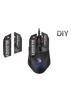 Bloody BLOODY W60 MAX MINI LIGHTWEIGHT SELF-CUSTOMIZE RGB ANIMATION GAMING MOUSE, ANTI-SLIP STICKERS, 12K MAX SENSOR, ACTIVATED ULTRA CORE 3 & 4, 6 SNIPER MODES  - Image 5