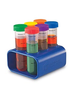 Learning Resources Primary Science Jumbo Test Tubes With Stand Set Of 6 Tubes Ages 3+Multicolor  - Image 2