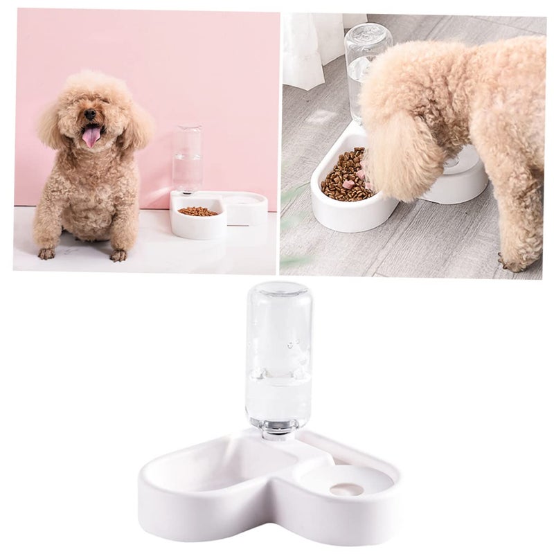Automatic Pet Feeder for Cats and Dogs White Non Tipping Durable Design for Home Decor - Image 5