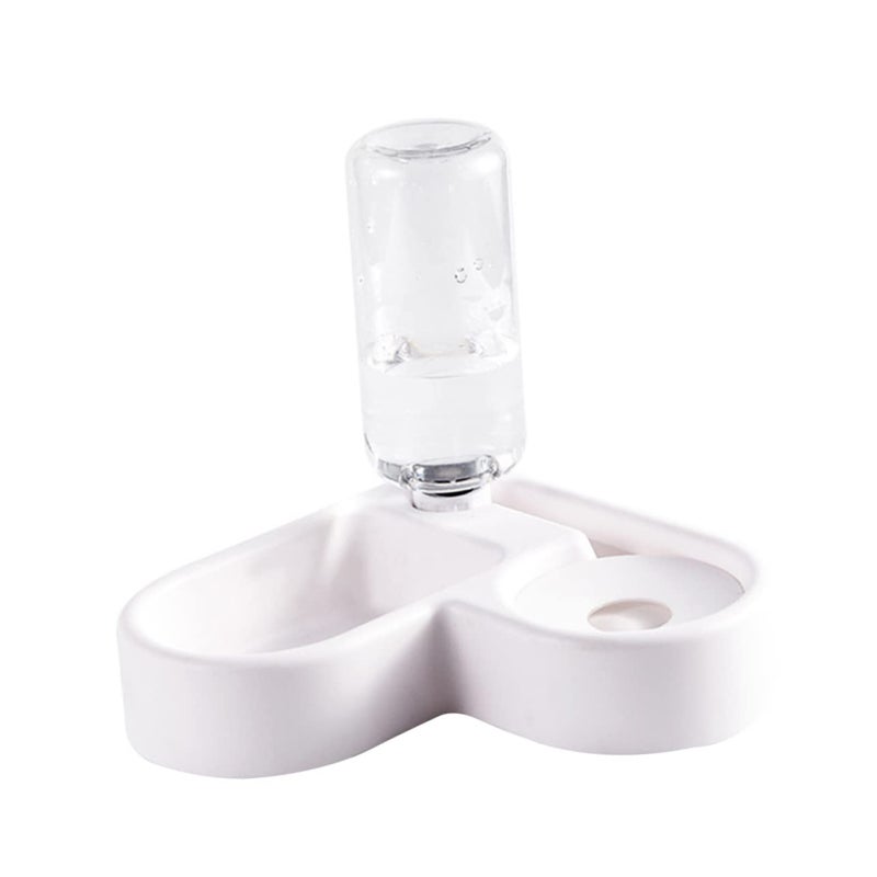 Automatic Pet Feeder for Cats and Dogs White Non Tipping Durable Design for Home Decor - Image 2