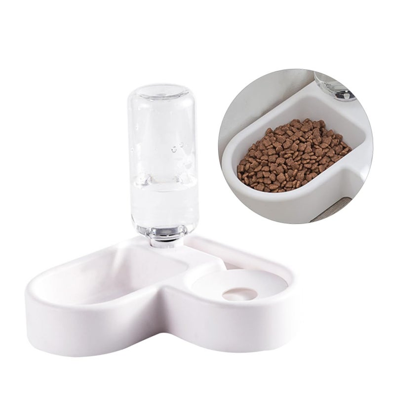 Automatic Pet Feeder for Cats and Dogs White Non Tipping Durable Design for Home Decor - Image 4