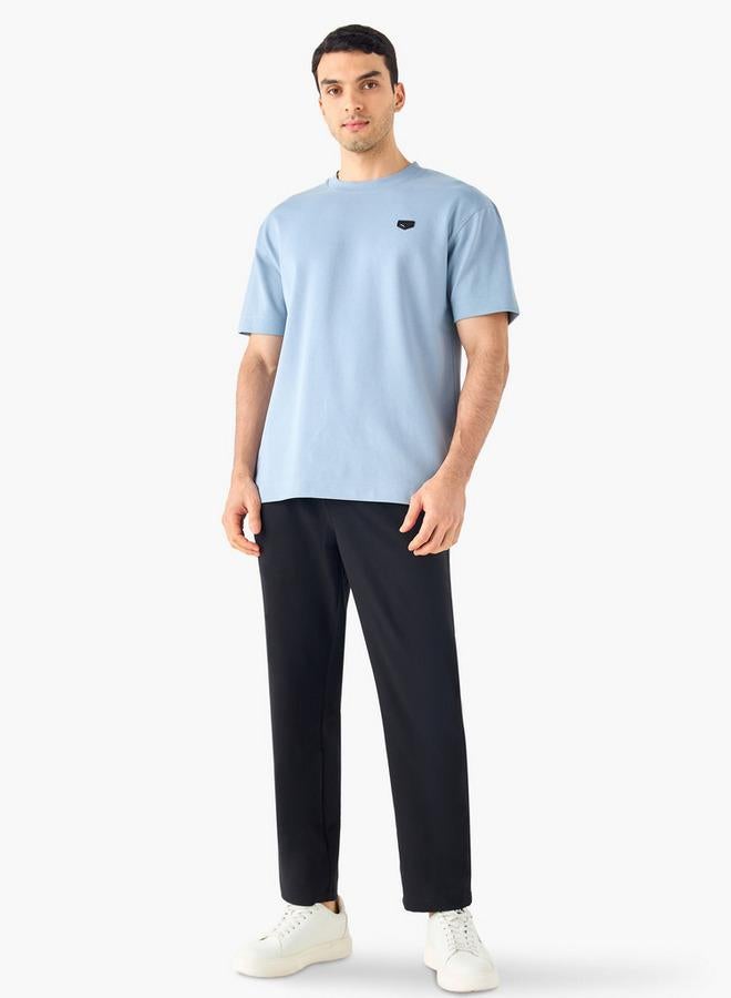 Iconic Applique Detail Crew Neck T-shirt with Short Sleeves - Image 2