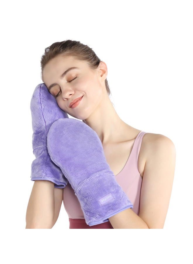 SuzziPad Microwavable Arthritis Gloves, Heated Gloves for Arthritis Hands, Stiff Joints, Carpal Tunnel, Trigger Finger; Moist Heat Hand Warmer Gloves Mittens with Washable Cover, 1 Pair - Image 1