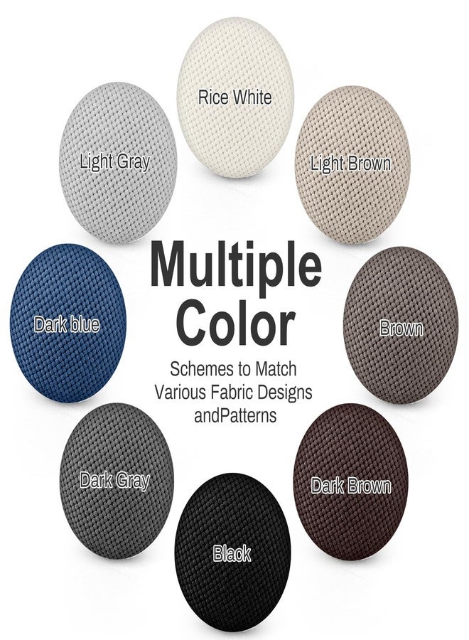 AOUKAR Upholstery Tacks Pins with Twist - Multipurpose Bed Skirt Pins for Sofa, Upholstery, Headliner, Armrest Covers & Slipcovers - Fabric Covered Button Pins for Furniture (12 Pack, Dark Blue) - Image 2