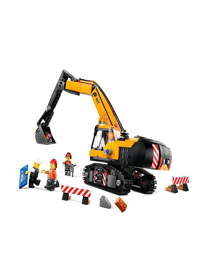 LEGO - City Yellow Construction Excavator 633 Pieces - 60420 - Image 2