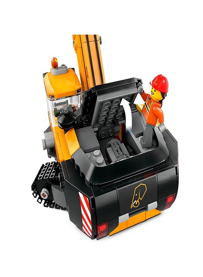 LEGO - City Yellow Construction Excavator 633 Pieces - 60420 - Image 4