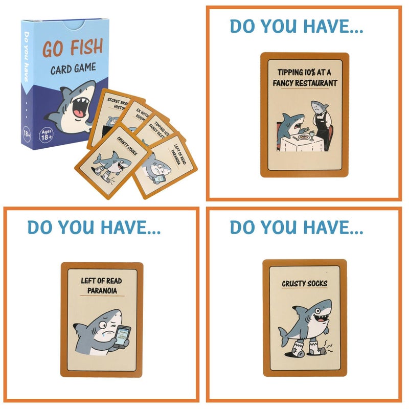 GIOREFAY Go Fish Card Game for Adult,Go Whatever Expansion Pack for Card Games,Ages 18+,Fun Gag Party Gift for Friends - Image 2