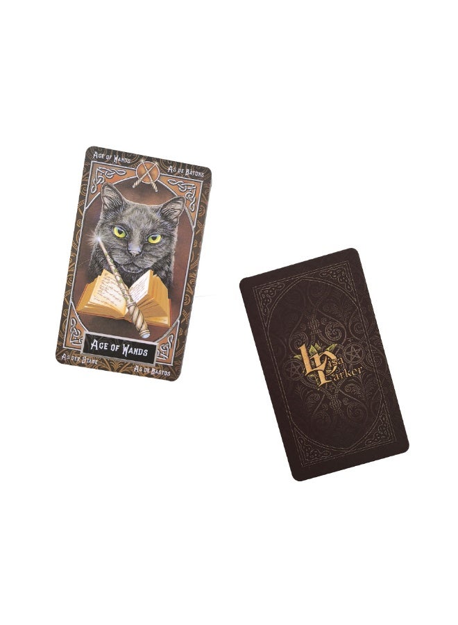 NIBEMINENT بطاقات تاروت النسخة العائلية - بطاقات ترفيهية - بطاقات للتجمعات المنزلية والتنجيم - لعبة لوحية بطاقات تاروت - مجموعة لعبة بطاقات - Image 3