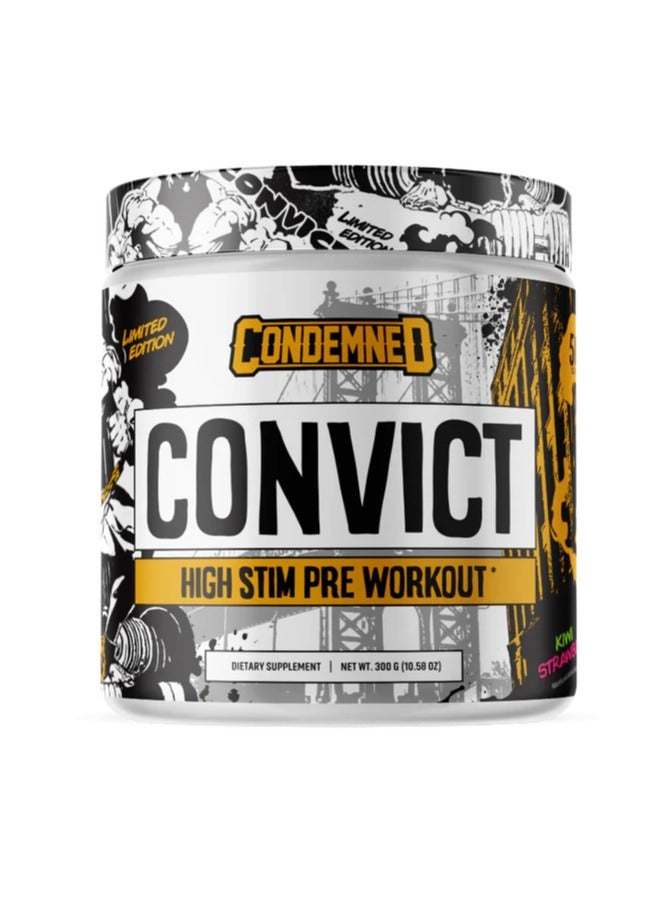 Condemned Laboratoriez Condemned Convict Pre Workout Kiwi Strawberry