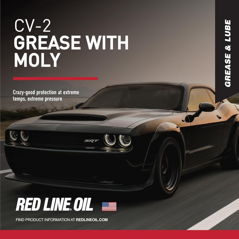 Red Line 80402 High Performance CV-2 Synthetic Grease Cartridge with Red Moly - 14 Ounce Tube Heat insulation layer - Image 2
