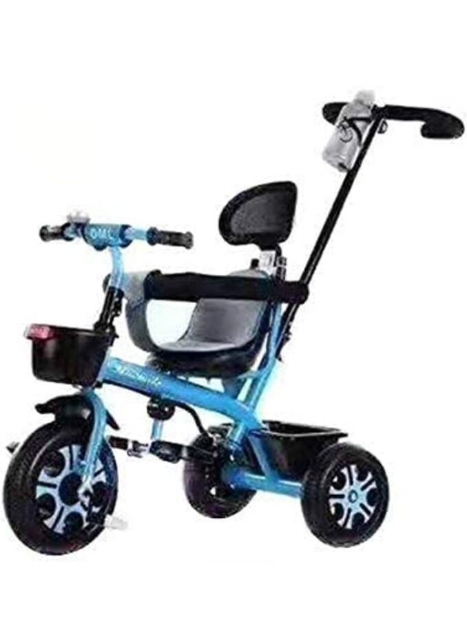 NTECH Kids Tricycles For 1 To 6 Years Old Baby Trike Kid's Ride On Tricycle With Push Bar 3 Wheels Bike For Boys and Girls 3 Wheels Toddler Tricycle (Blue) - Image 2