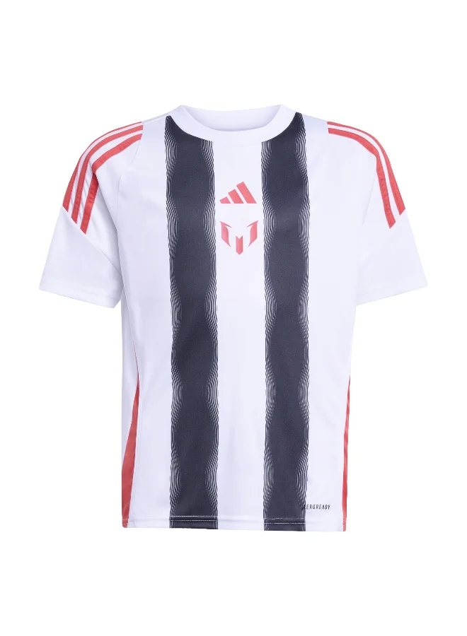 Adidas Adidas Messi Tr Jsy Y White Jersey (Short Sleeve) Jerseys For Kids