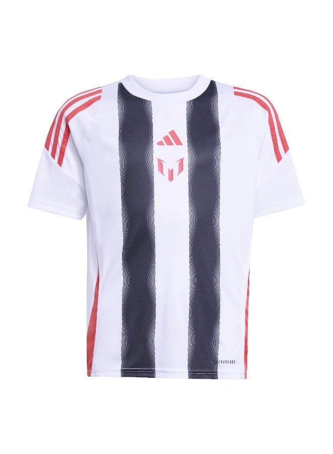 Adidas Messi Tr Jsy Y White Football Jerseys For Junior 5-6Y - Image 2