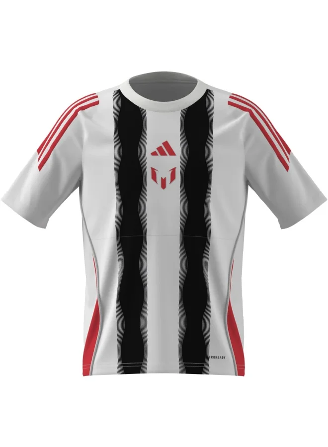 Adidas Adidas Messi Tr Jsy Y White Jersey (Short Sleeve) Jerseys For Kids