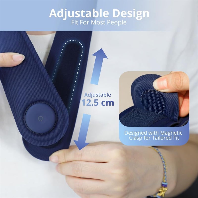 Luckam Rechargeable Neck Warmer, 2024 New Cordless Electric Heated Scarf, Portable Neck Heating Pad for Pain Relief with 2 Treatment Modes, FSA HSA Eligible - Image 5