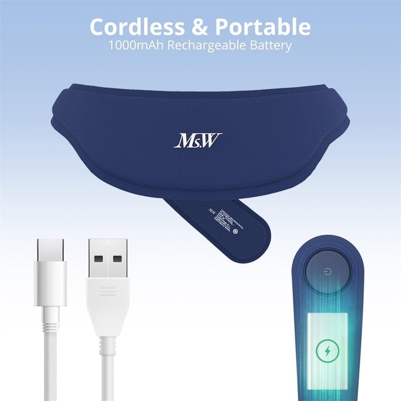 Luckam Rechargeable Neck Warmer, 2024 New Cordless Electric Heated Scarf, Portable Neck Heating Pad for Pain Relief with 2 Treatment Modes, FSA HSA Eligible - Image 2