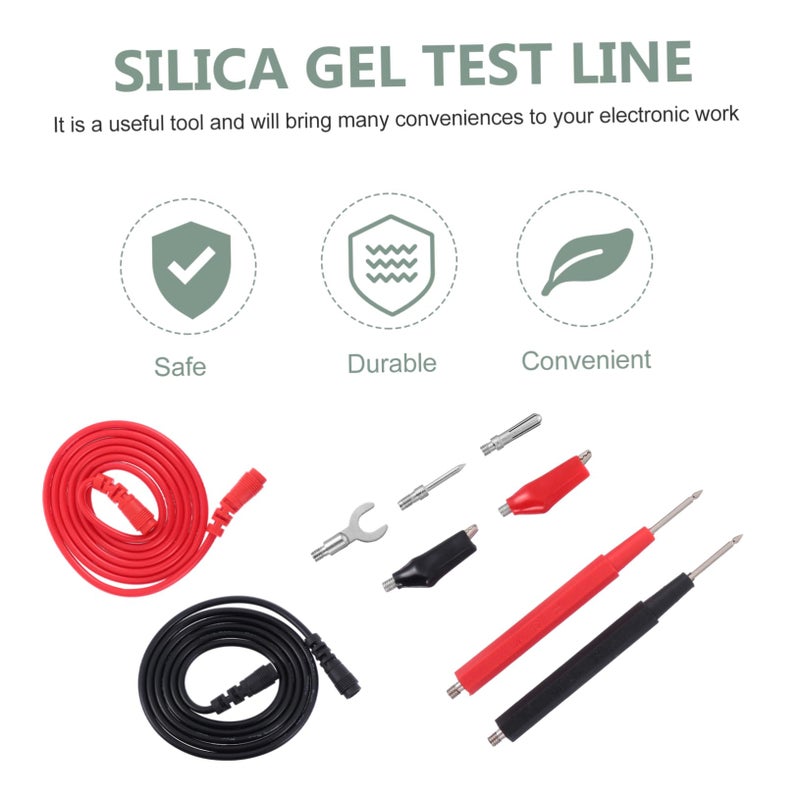 15 In 1 Digital Multimeter Test Leads With Alligator Clips And Probe Wires - Image 3