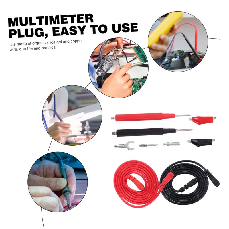 15 In 1 Digital Multimeter Test Leads With Alligator Clips And Probe Wires - Image 5