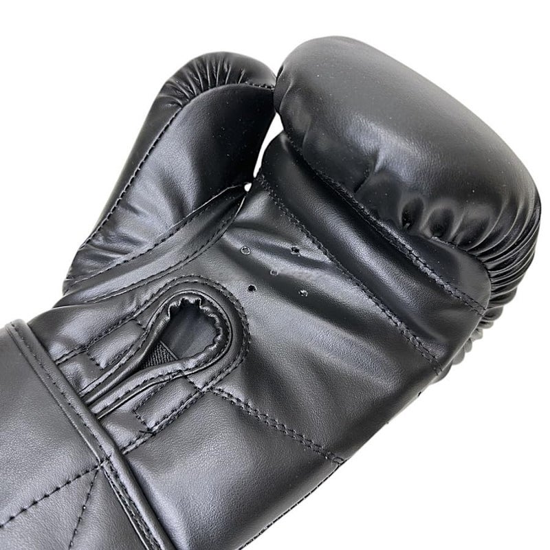 Everlast 1910 Classic Boxing Training Gloves for Men & Women (Black, 12oz) - Image 4