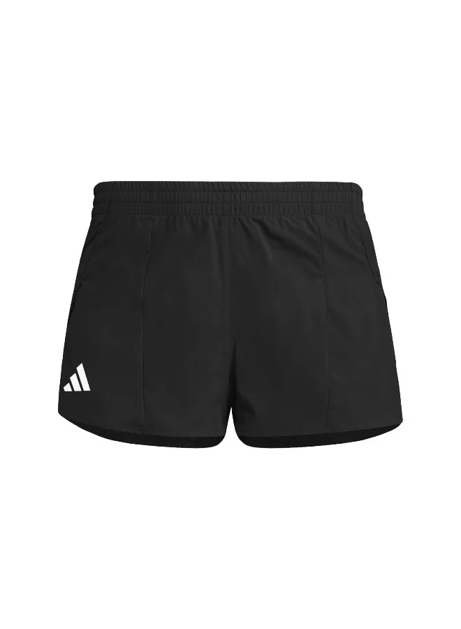 adidas Adizero E Split Black Running Shorts For Women XS