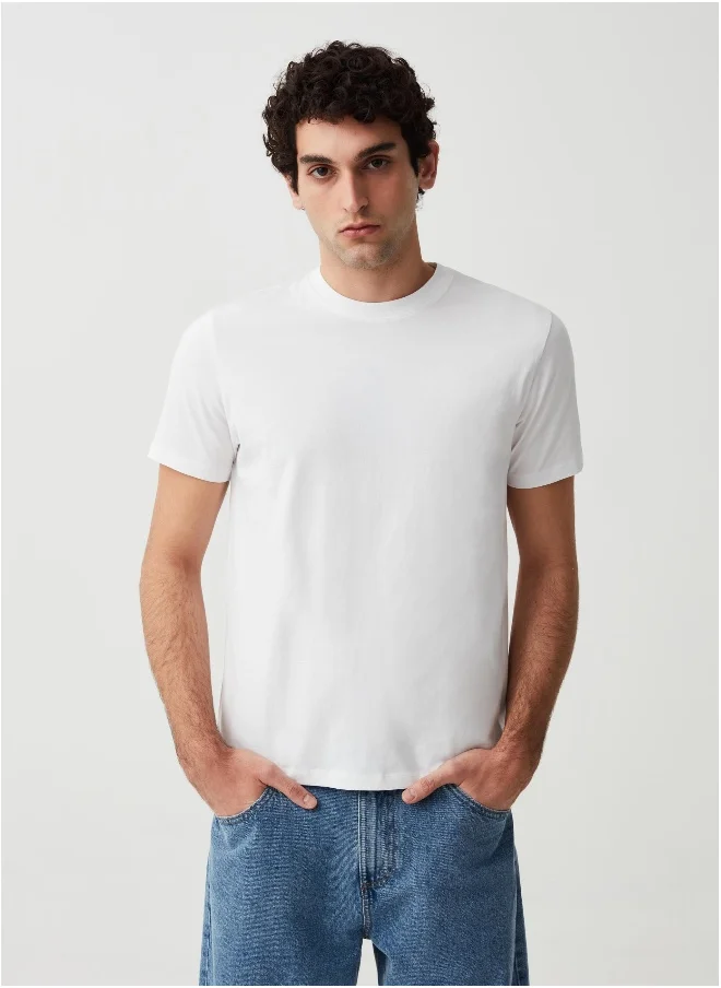 Ovs Organic cotton T-shirt with round neck