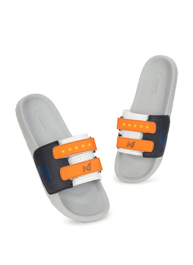 CHUPPS CHUPPS Men ORANGE WHITE MI GLORY Powergrip Flip-Flops
