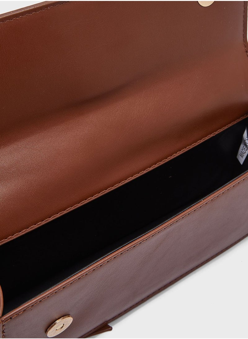 ELLA Baguette Should Bag With Buckle Detail  - Image 5