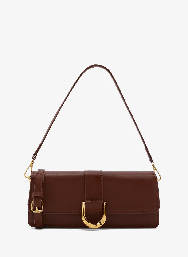 ELLA Baguette Should Bag With Buckle Detail - Image 1