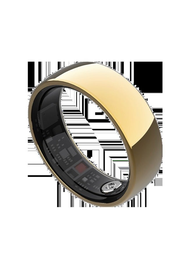 Generic AI Smart Ring Waterproof Blood Oxygen Heart Rate Meter Step Smart Wear Smart Ring-Color:Y10pro+black Ceramic  - Image 5