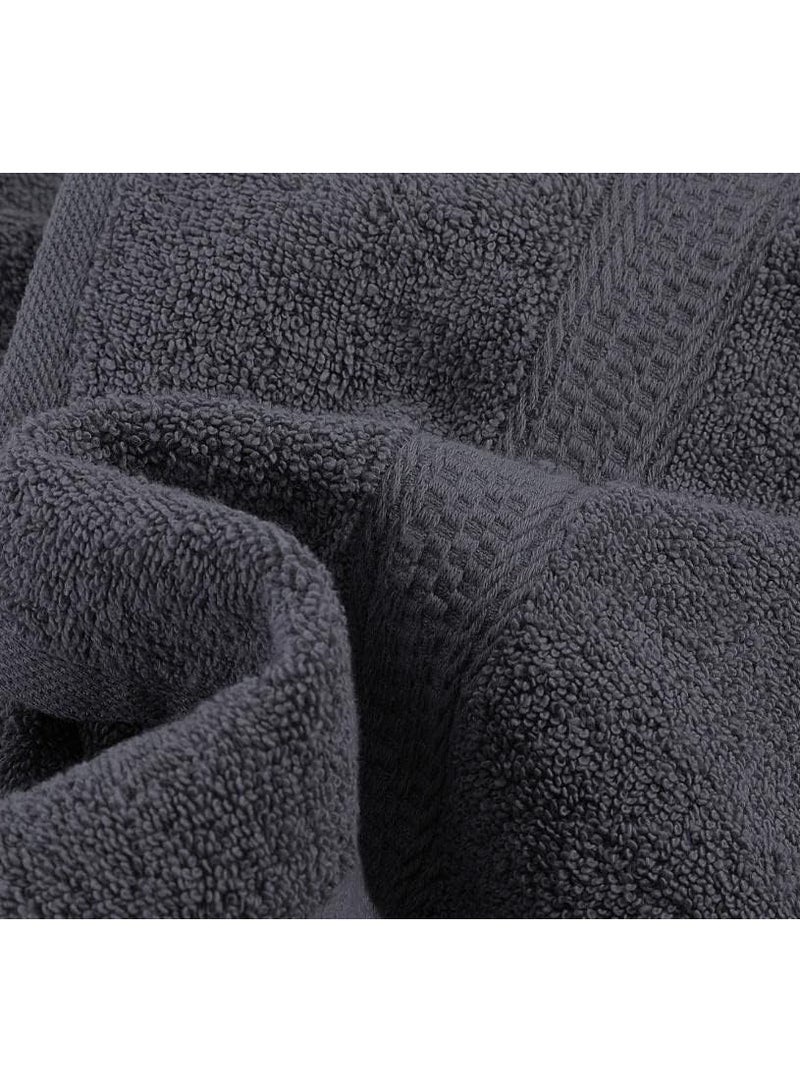 Bliss Casa 8 PIECE TOWEL SET GREY HOTEL QUALITY COMBED COTTON - Image 4