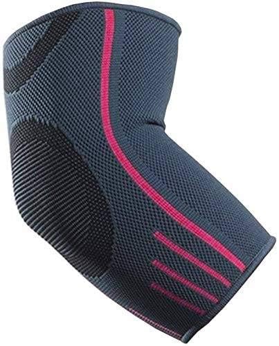 serveuttam® Elbow Support for Gym Badminton (1 Pc) - Elbow Brace for Men Women Workout | Elbow Compression Sleeves for Tendonitis Pain Relief, Tennis, Volleyball, Cricket - Elbow Pain (Red, L) - Image 4