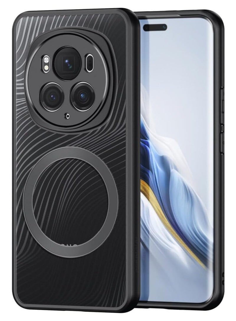 general Honor Magic 6 Pro Magnetic Transparent Clear PC+Silicone Shockproof Phone Case Cover For Magic6 Pro - Image 2