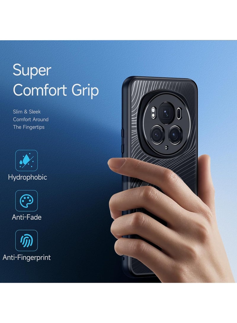 general Honor Magic 6 Pro Magnetic Transparent Clear PC+Silicone Shockproof Phone Case Cover For Magic6 Pro - Image 5