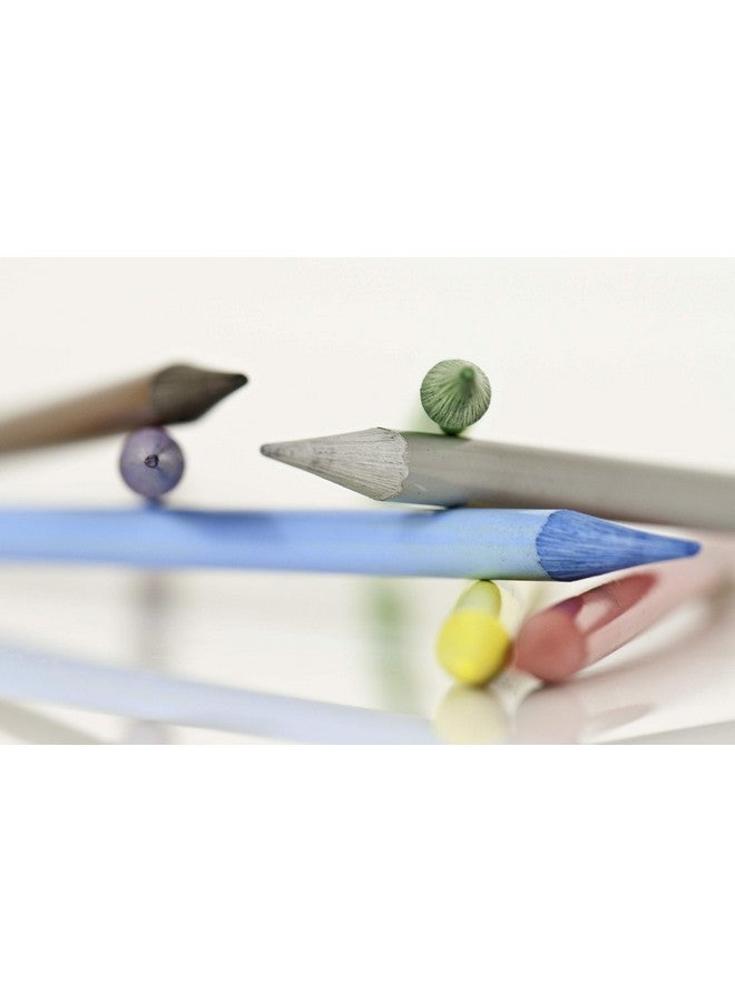 كوه-آي-نور مجموعة أقلام الرصاص الملونة Koh-I-Noor Progresso بدون خشب، 12 قلم رصاص، ألوان متنوعة (FA8756.12) - Image 5