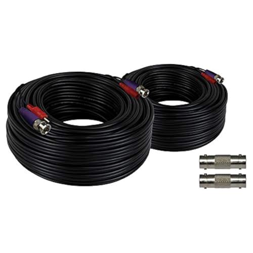 Night Owl 100 ft. in-Wall Rated Video/Power Camera Extension Cable with Extension Adapter (2-Pack) - Image 1
