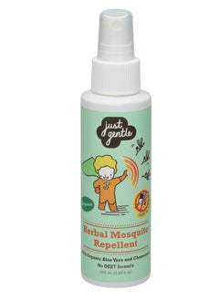 Just Gentle Herbal Mosquito Repellent Spray - DEET-Free, Safe for Kids, Effective Protection with Organic Chamomile & Citrus Extracts, 100ml  - Image 1