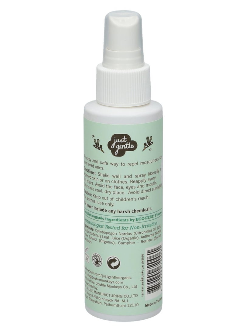 Just Gentle Herbal Mosquito Repellent Spray - DEET-Free, Safe for Kids, Effective Protection with Organic Chamomile & Citrus Extracts, 100ml  - Image 2