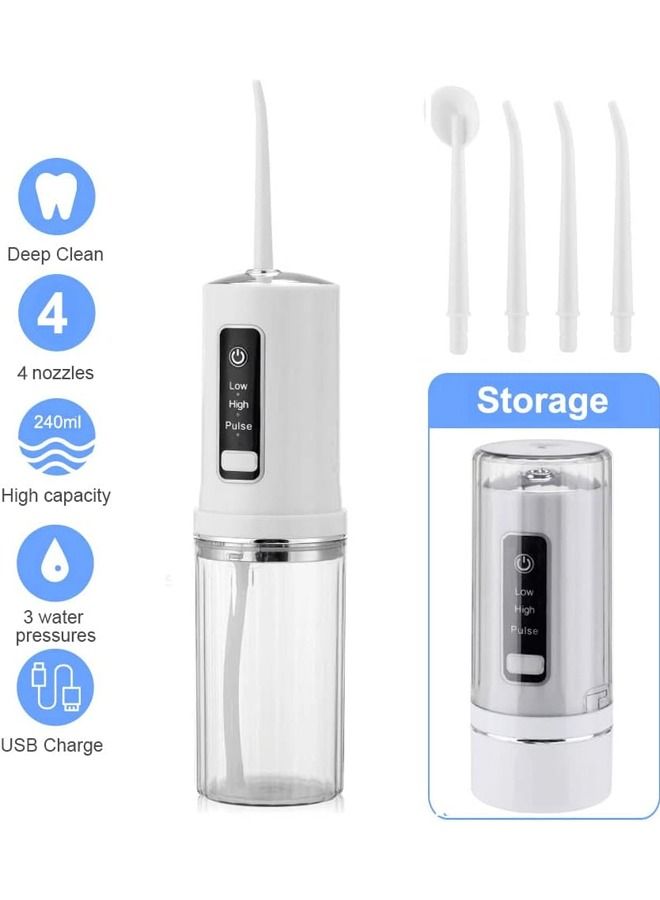 LINJIE Portable Dental Water Flosser white - Image 2