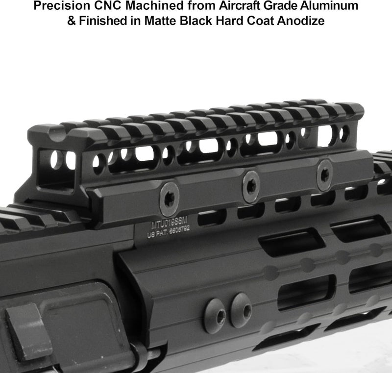 UTG Super Slim 13 Slots Picatinny Riser Mount - Image 4