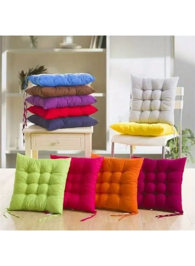 Breathable Blue Seat Cushion for Car Office Chair Washable Cover - Image 1