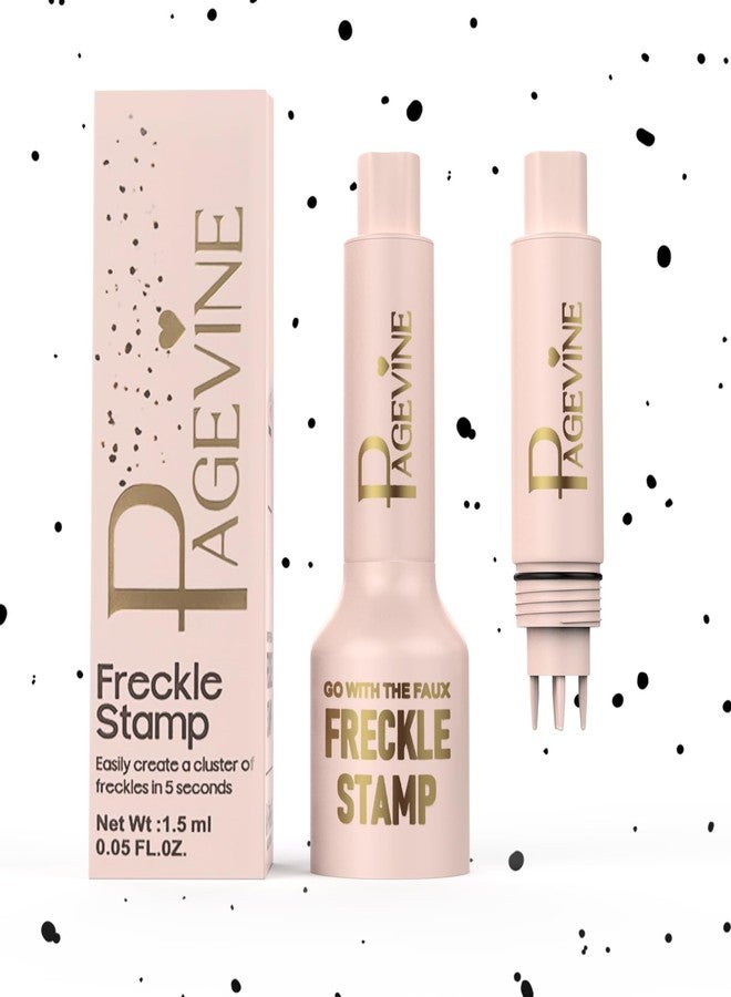 CLLFUU Freckle Stamp Pen,Freckle Stain Air Cushion Foundation Maker for Fake Freckles Makeup,Long-Lasting Freckle Pen to Create Faux Natural Sun-Kissed Look,Liquid Freckle Makeup Tool-02 Medium - Image 1