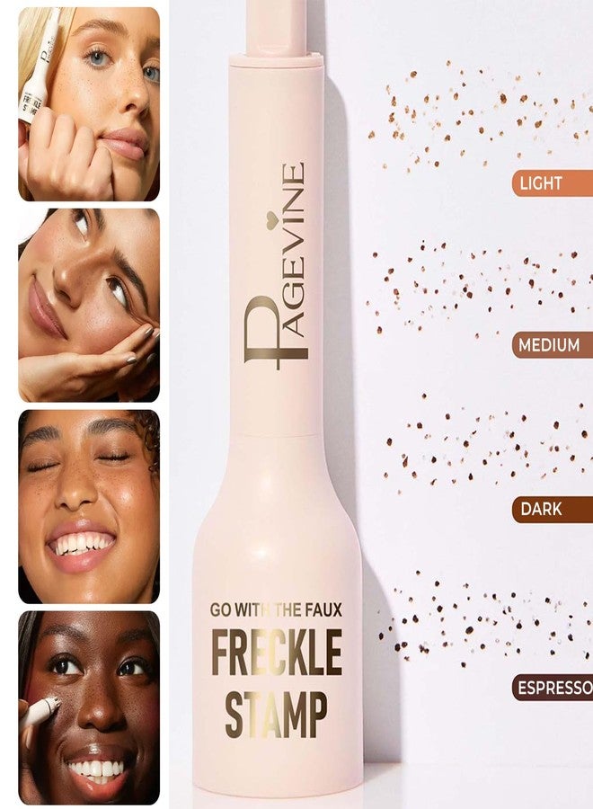 CLLFUU Freckle Stamp Pen,Freckle Stain Air Cushion Foundation Maker for Fake Freckles Makeup,Long-Lasting Freckle Pen to Create Faux Natural Sun-Kissed Look,Liquid Freckle Makeup Tool-02 Medium - Image 4