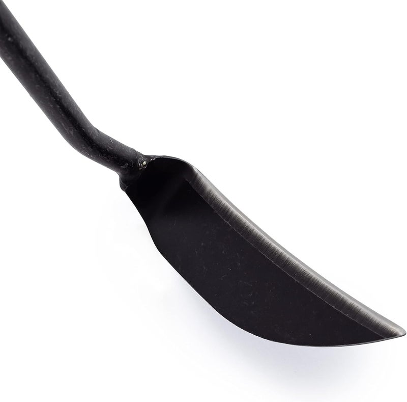 Barebones Japanese Weeding Hoe - Ergonomic Walnut and Black Design - Image 3