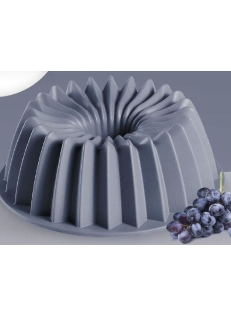 GIGILLI - Aluminum Cake Mould Silver 28centimeter - Image 1