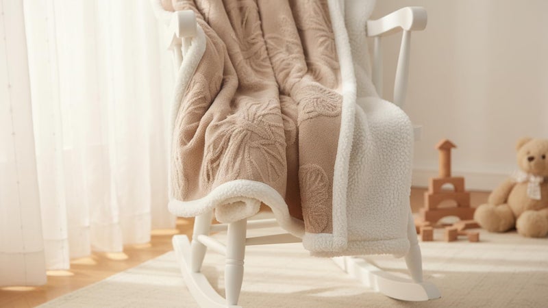 Butterthief Cozy Super Soft Warm Double Layered Kids Sherpa Blanket All Season Baby Blanket for Winter Toddlers Boys & Girls 1-6 Years (Size -100 x 150cm) (Butterfly Cream) - Image 2