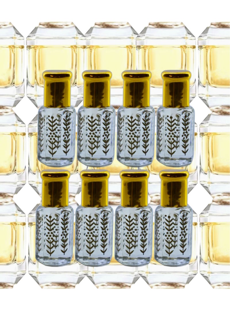 8 Pieces Paradiso Essential Oil For Women Original Clear 6 Ml