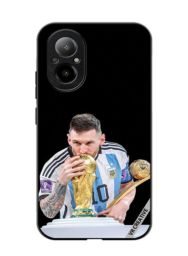 VR CREATIVE Protective Case Cover For Realme C67 4G Messi Design Multicolour - Image 1