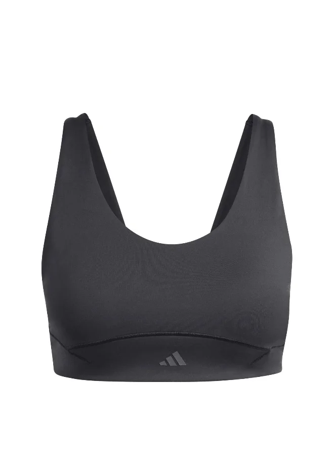 Adidas Adidas All Me Luxe Ms Black Training Bra For Women 2Xsb