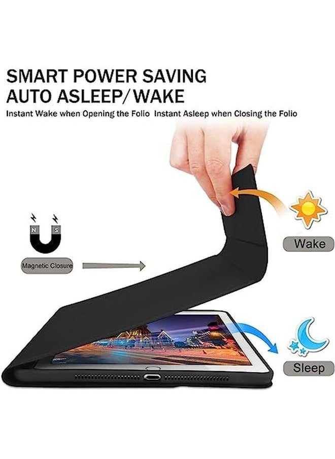 Ipad Keyboard Case 9.7 Inch Compatible With Ipad 6Th Generation Ipad 5Th Generation Ipad Pro 9.7 Inch Ipad Air 2 Ipad Air Protective Folio Cover With Wireless Bluetooth Keyboard Black